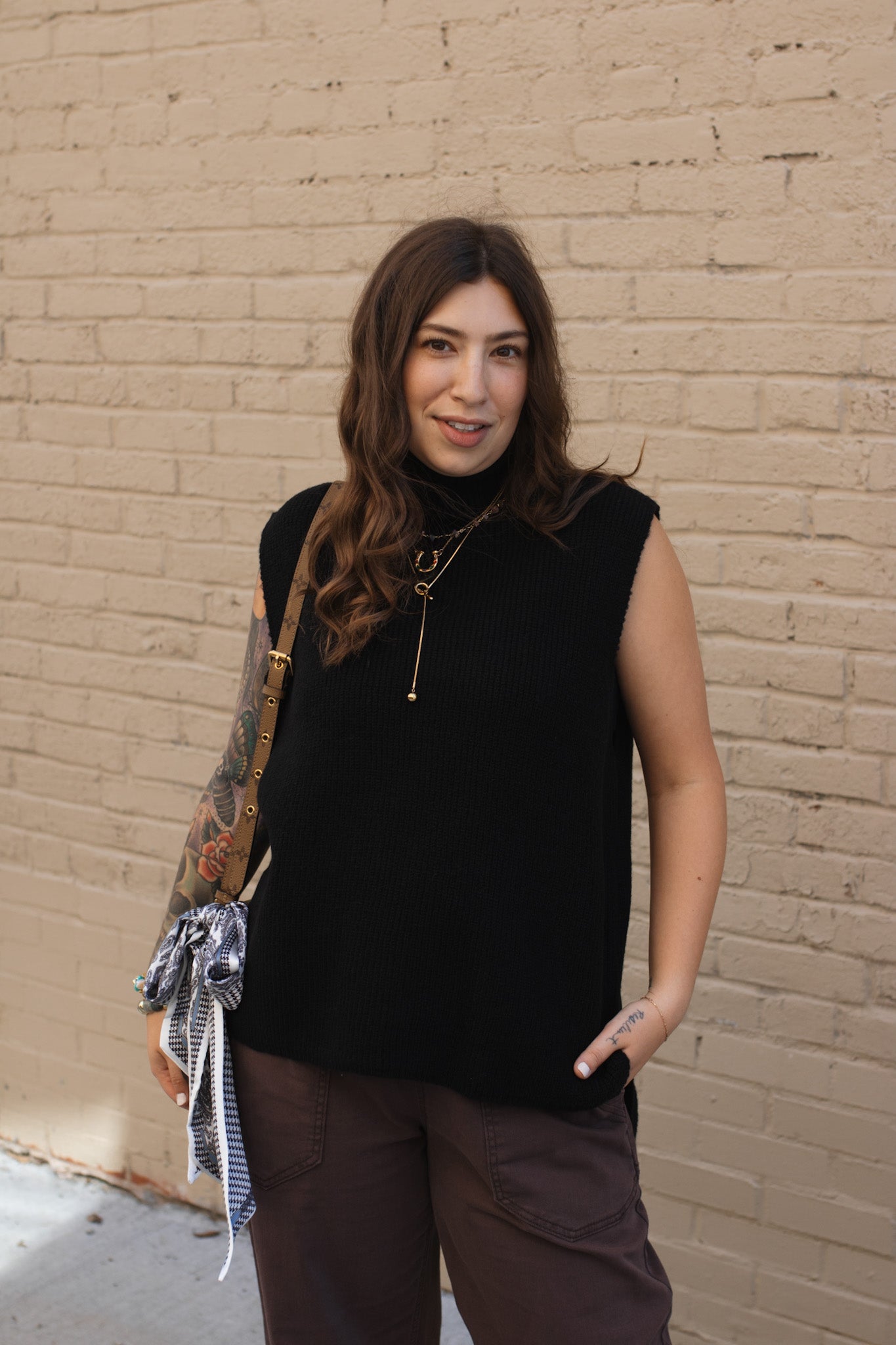 Blair Turtleneck Sweater Vest