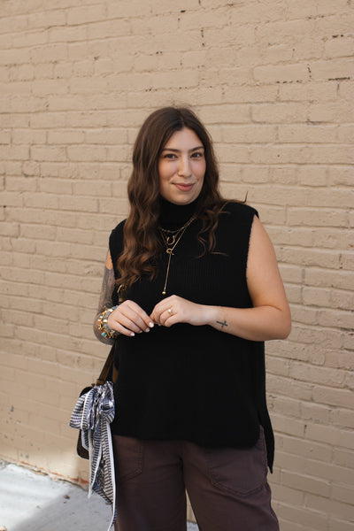 Blair Turtleneck Sweater Vest