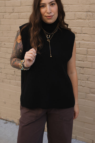 Blair Turtleneck Sweater Vest