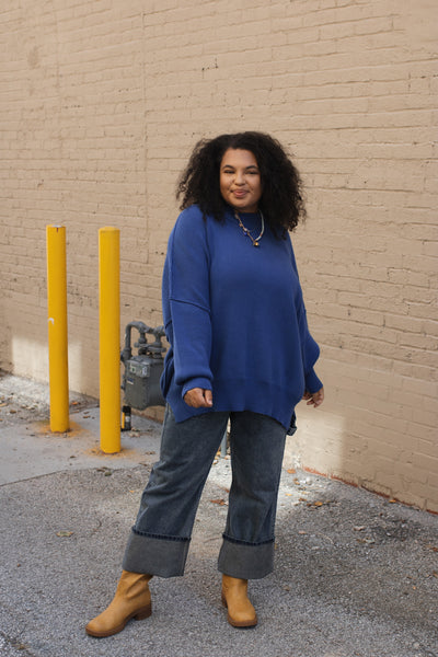 Gemma Oversized Ribbed Knit Sweater