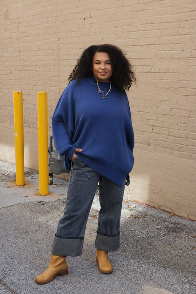 Gemma Oversized Ribbed Knit Sweater