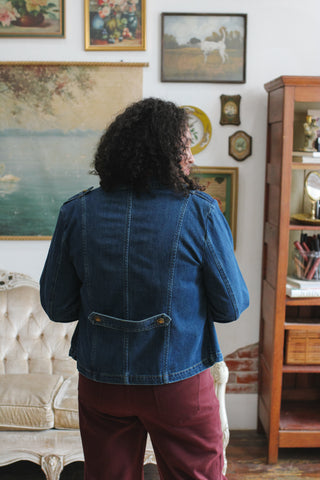 Devon Denim Military Jacket