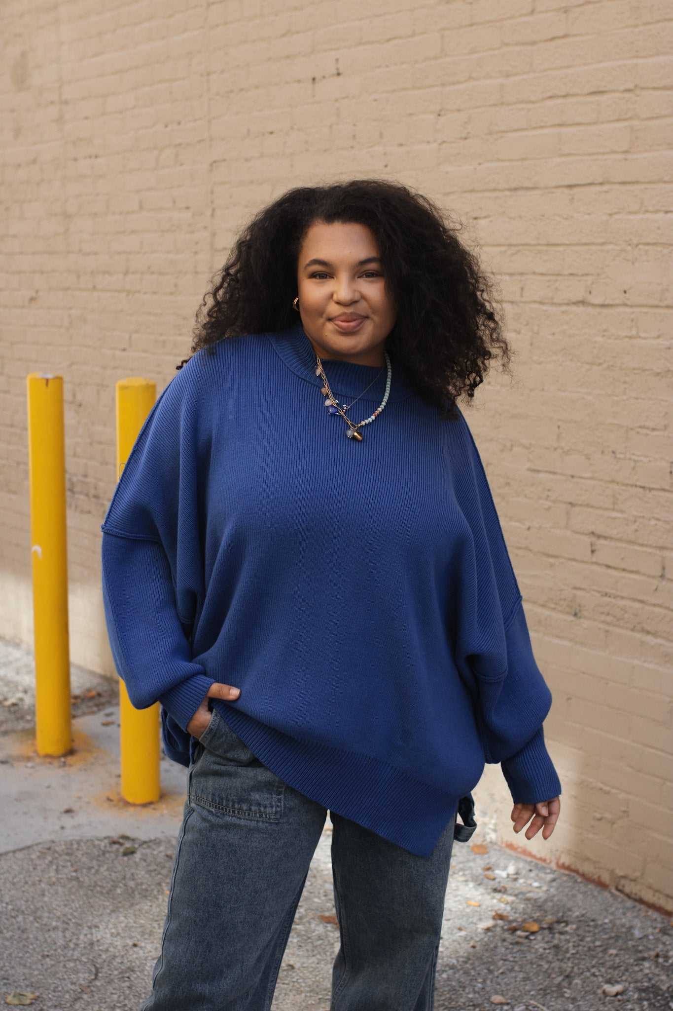 Gemma Oversized Ribbed Knit Sweater
