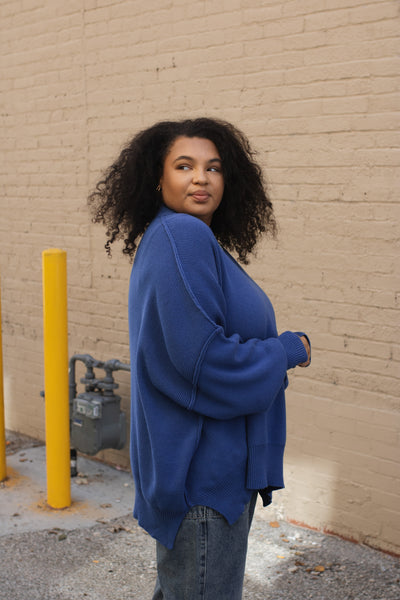 Gemma Oversized Ribbed Knit Sweater