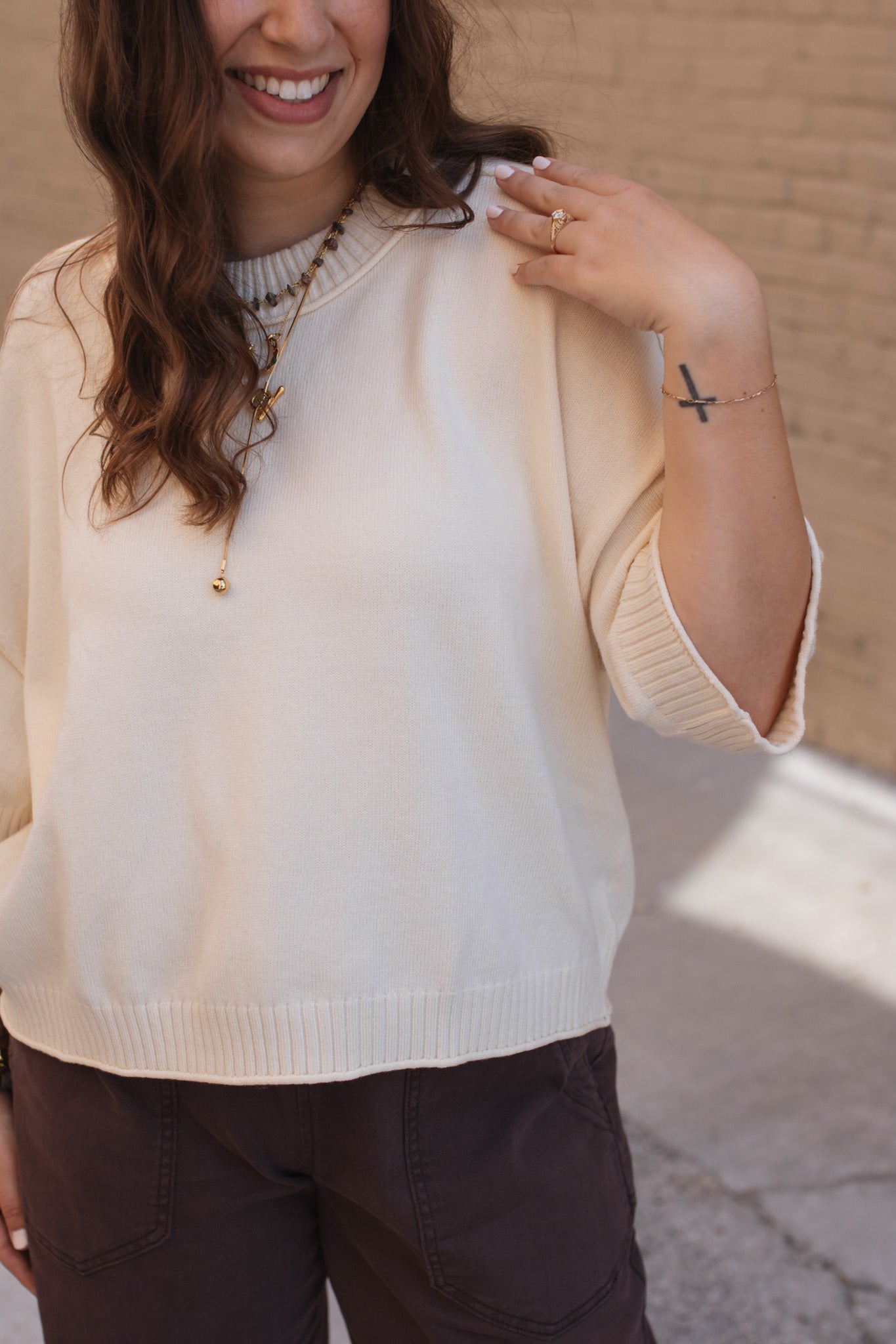 Isabel Drop Shoulder Sweater