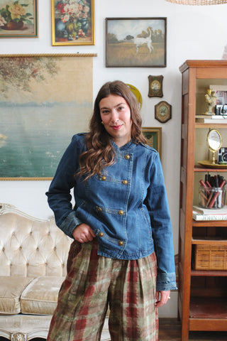 Devon Denim Military Jacket