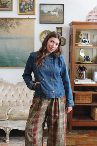 Devon Denim Military Jacket