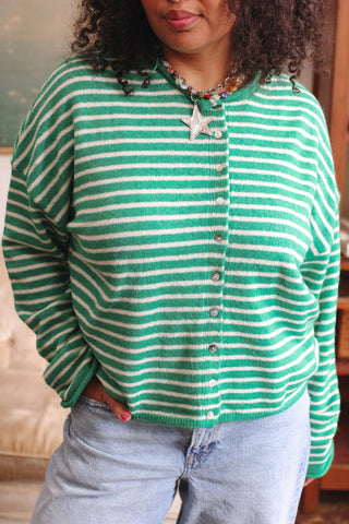 Frankie Striped Cardigan