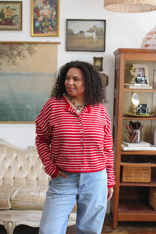 Frankie Striped Cardigan