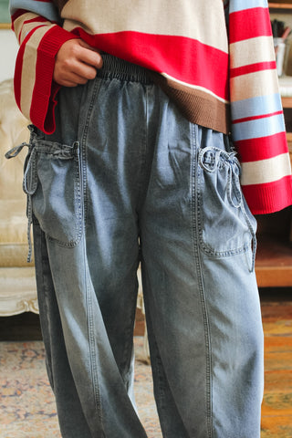 Parker Denim Tie Pocket Pants