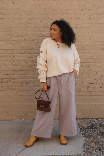 Maris Acid Wash Wide Leg Pant