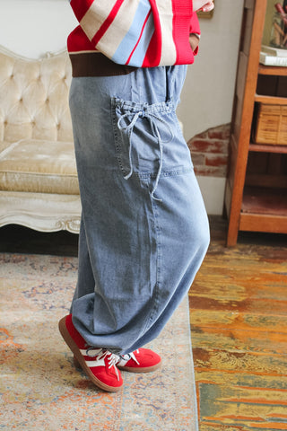 Parker Denim Tie Pocket Pants