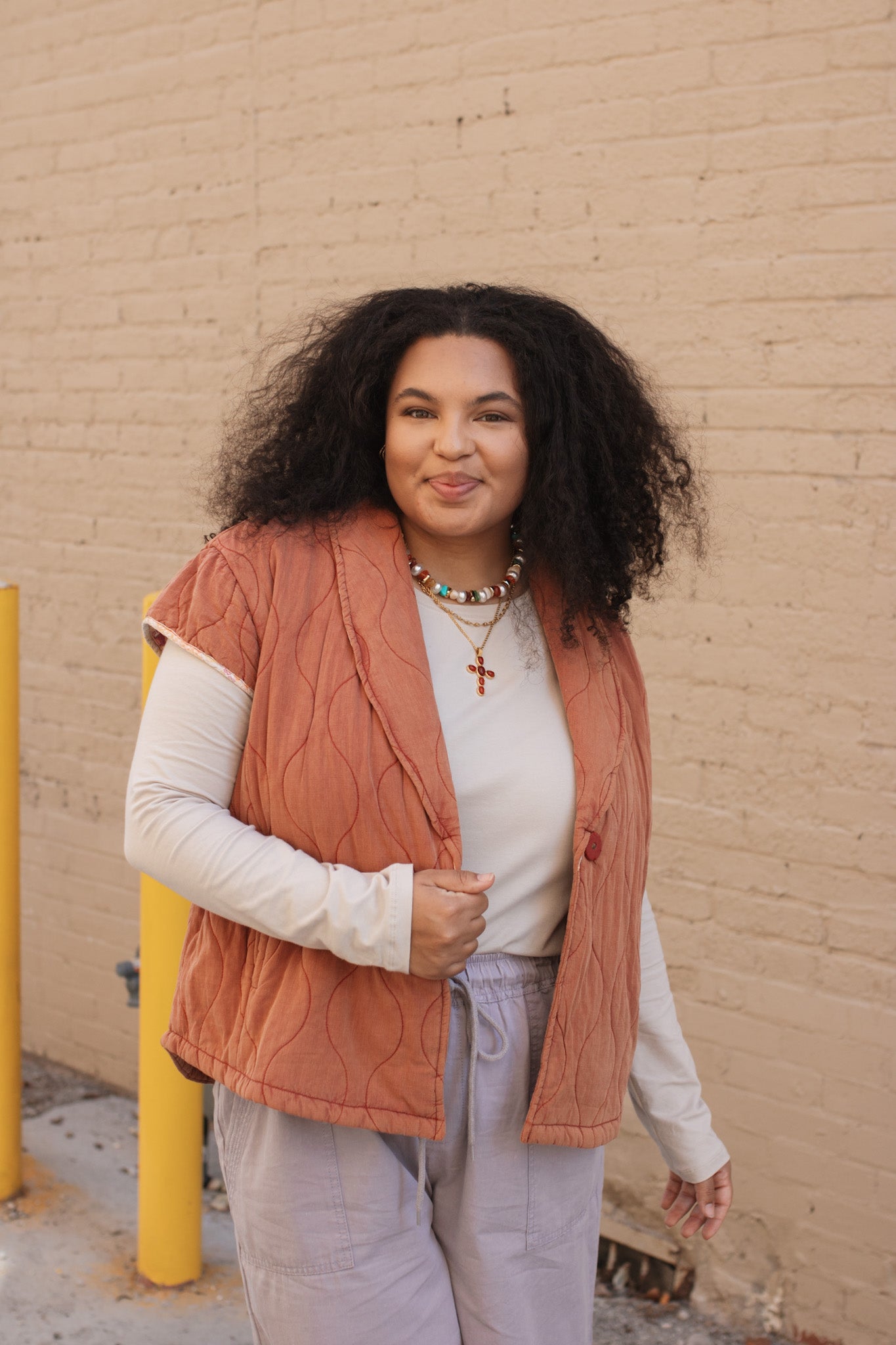 Lola Cap Quilted Vest