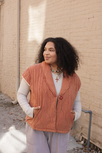 Lola Cap Quilted Vest