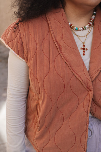 Lola Cap Quilted Vest