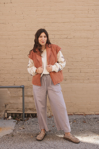 Maris Acid Wash Wide Leg Pant