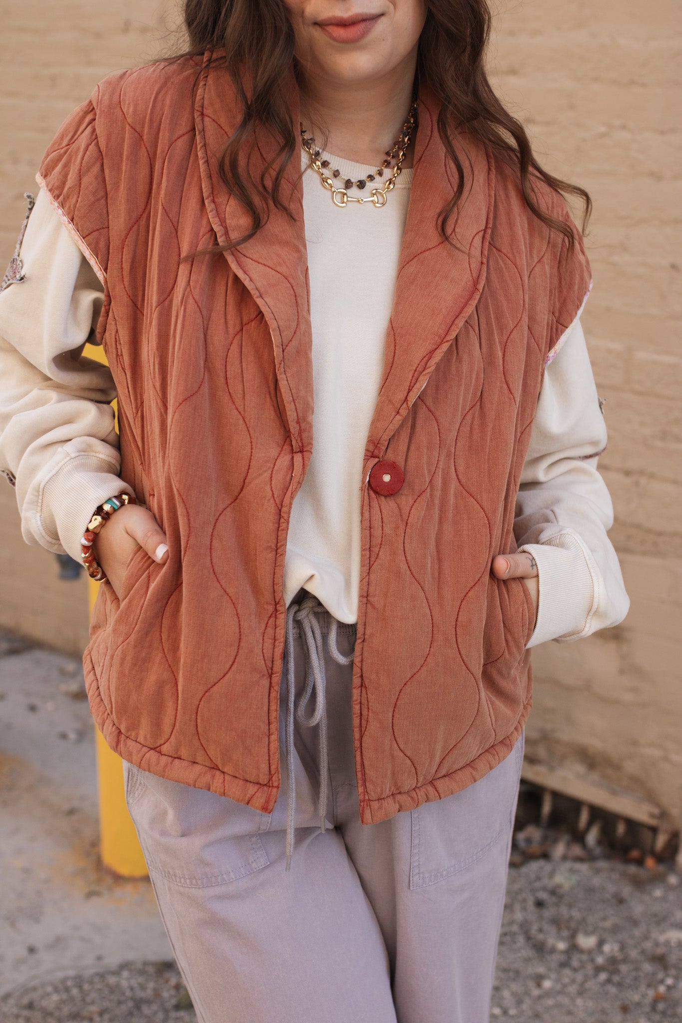 Lola Cap Quilted Vest