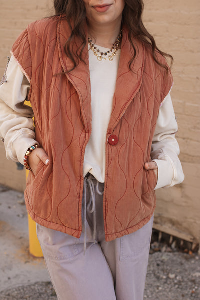 Lola Cap Quilted Vest