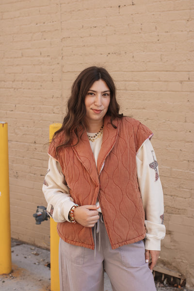 Lola Cap Quilted Vest