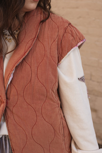 Lola Cap Quilted Vest