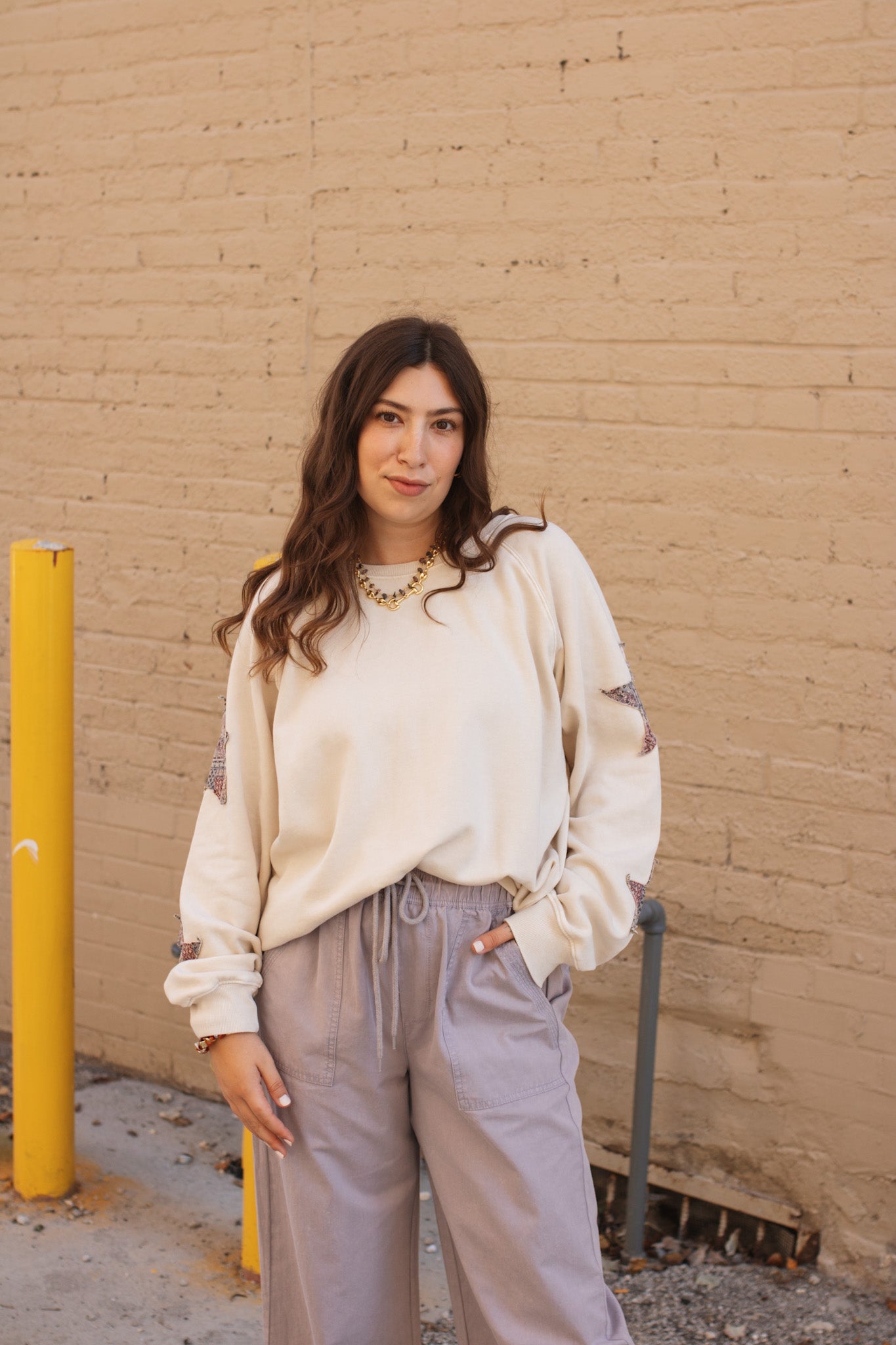 Maris Acid Wash Wide Leg Pant
