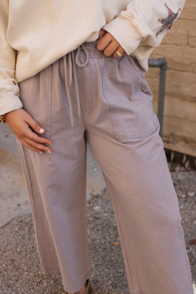 Maris Acid Wash Wide Leg Pant