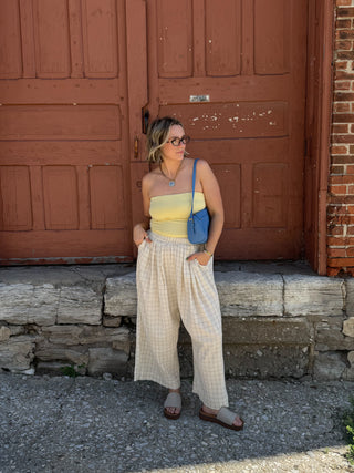 Jade Gauze Harem Pants