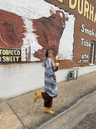 Teddy Long Knit Cardigan