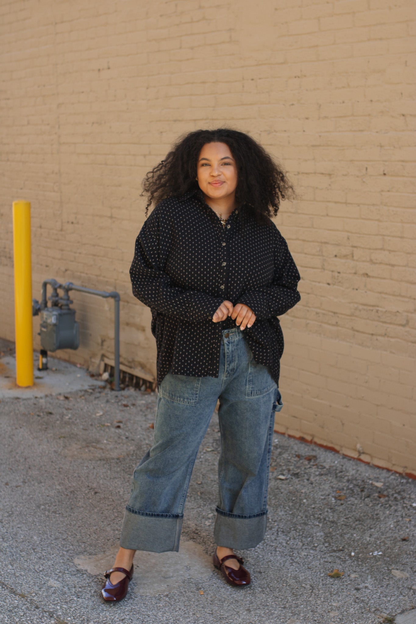 Juliette Washed Wide Leg Jeans