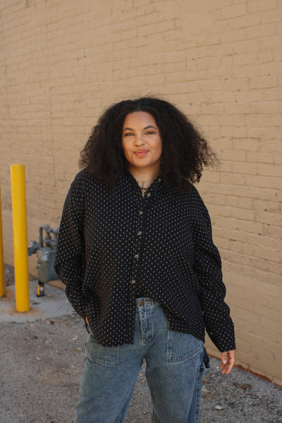 Mara Micro Floral Button Down