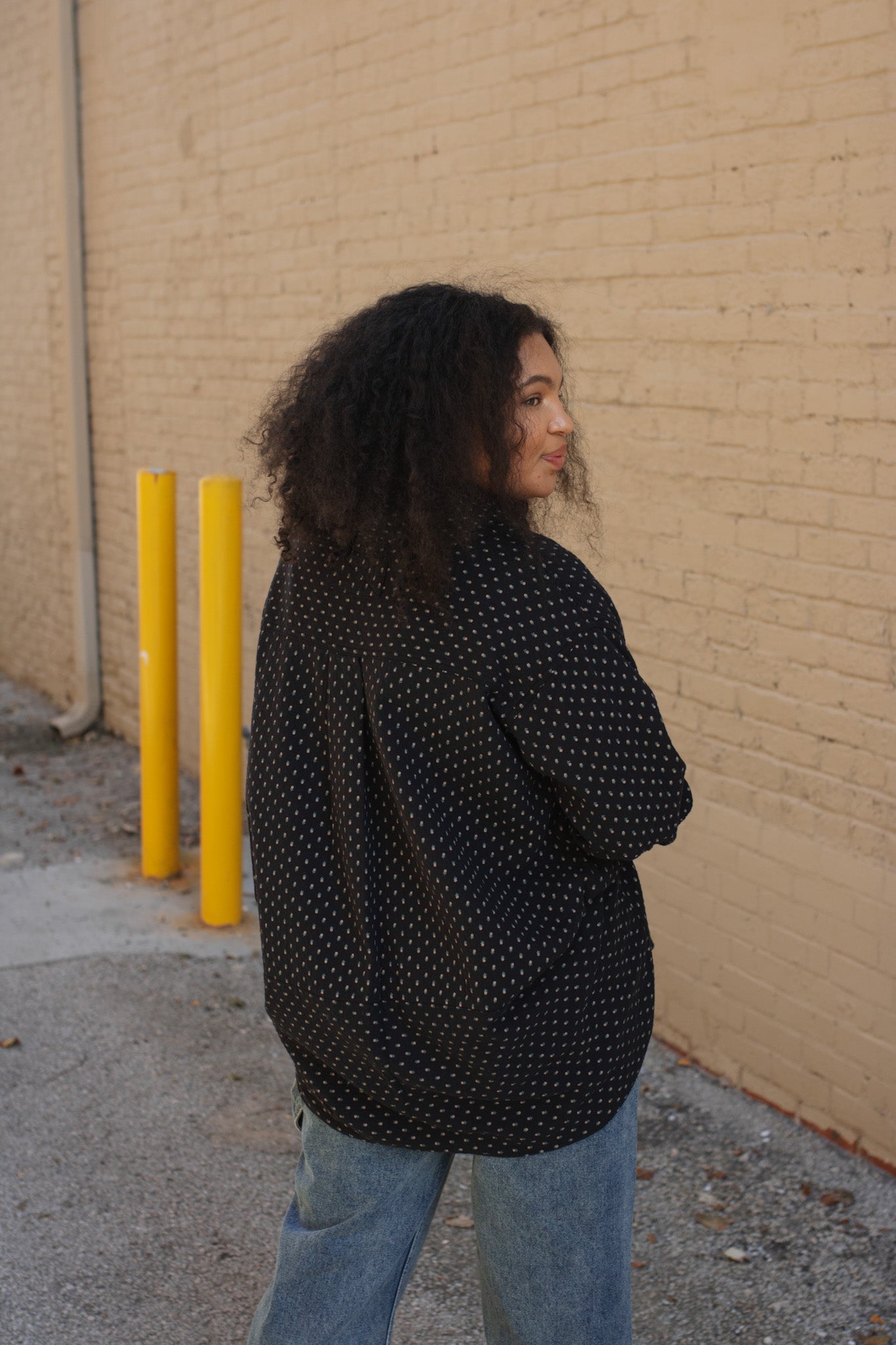 Mara Micro Floral Button Down
