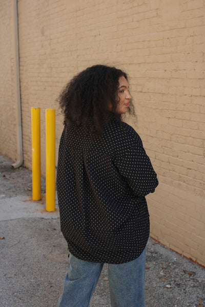 Mara Micro Floral Button Down