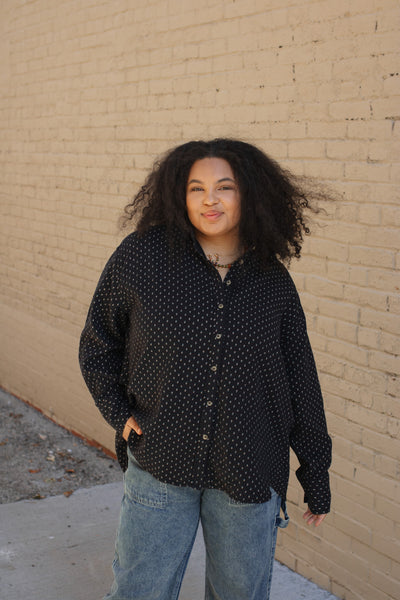 Mara Micro Floral Button Down