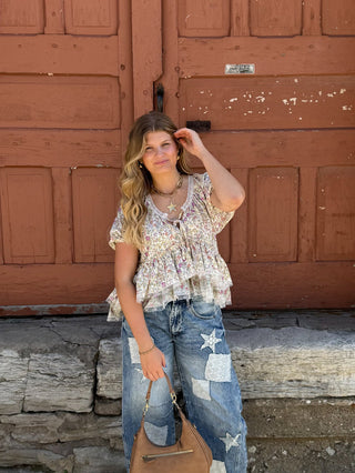 Isla Floral Baby Doll Top