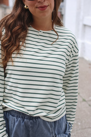 Natalie Striped Long Sleeve