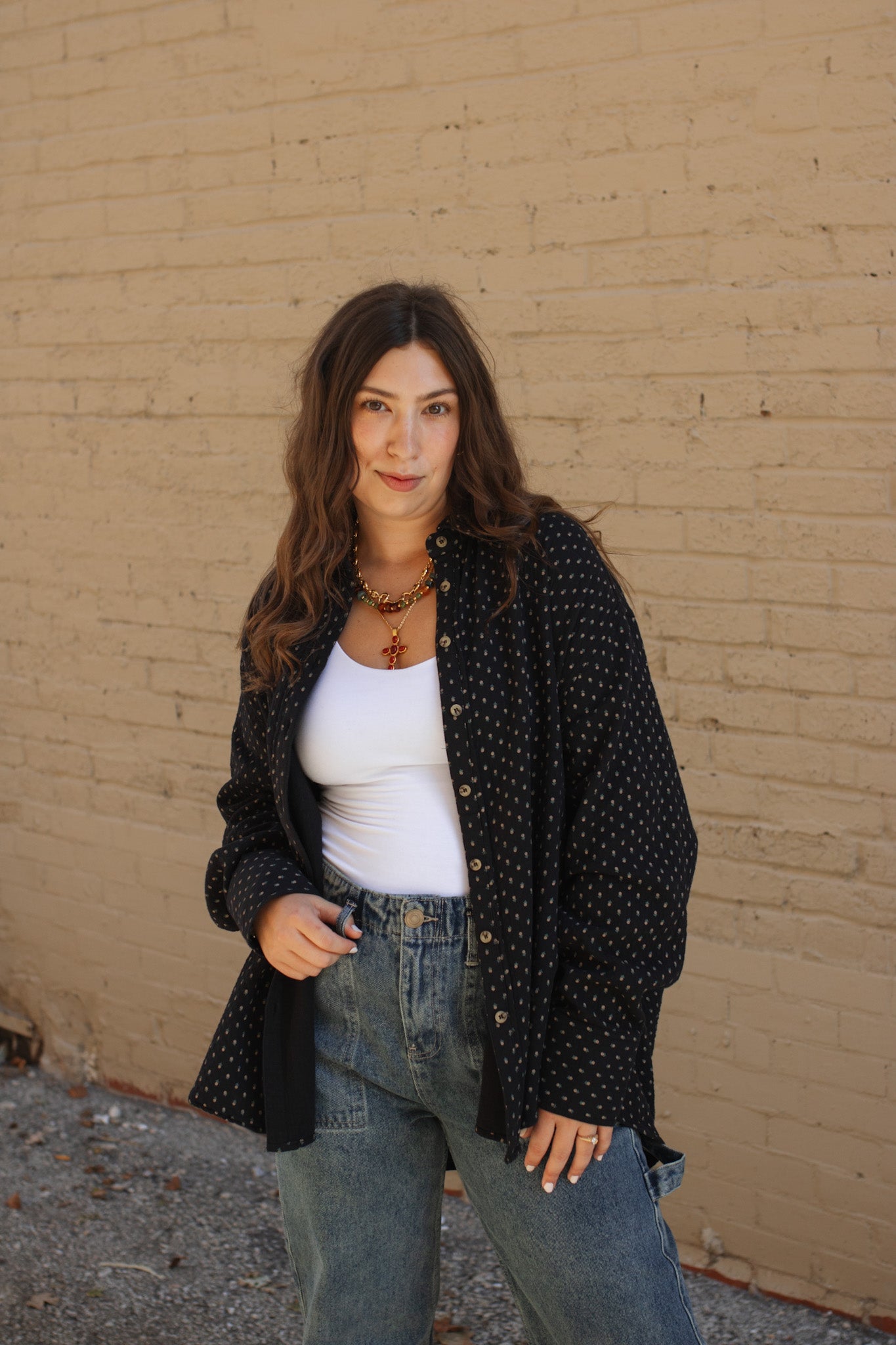 Mara Micro Floral Button Down