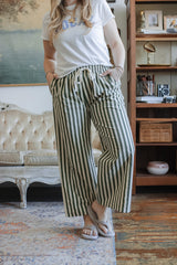 Darcy Striped Drawstring Pants