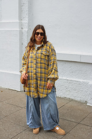 Sawyer Vintage Washed Oversized Flannel
