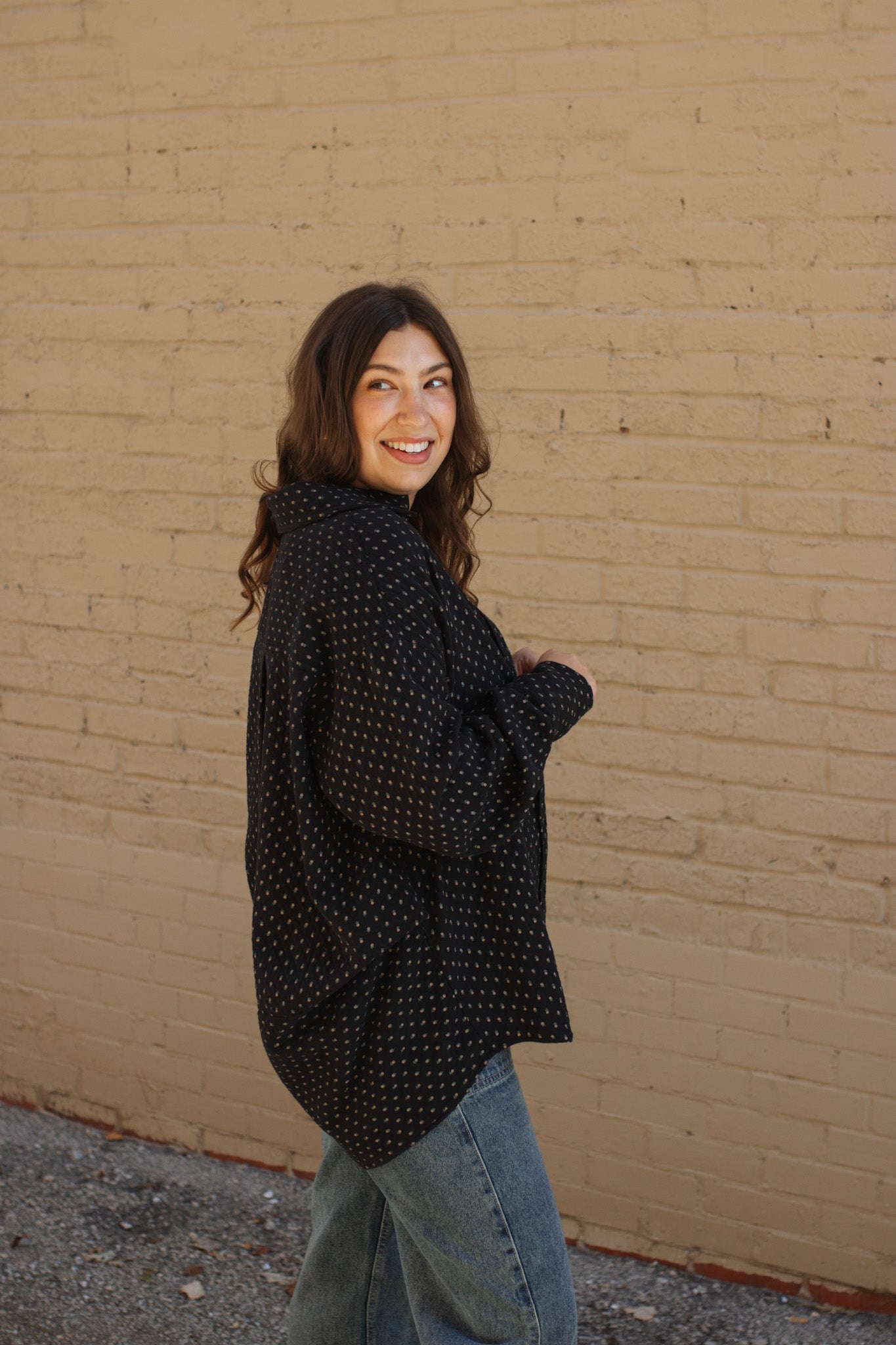 Mara Micro Floral Button Down