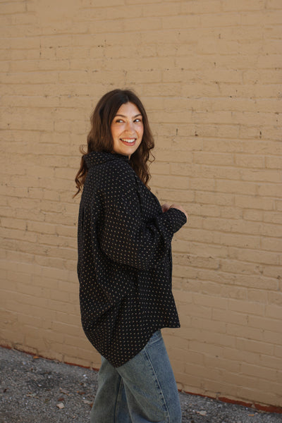 Mara Micro Floral Button Down