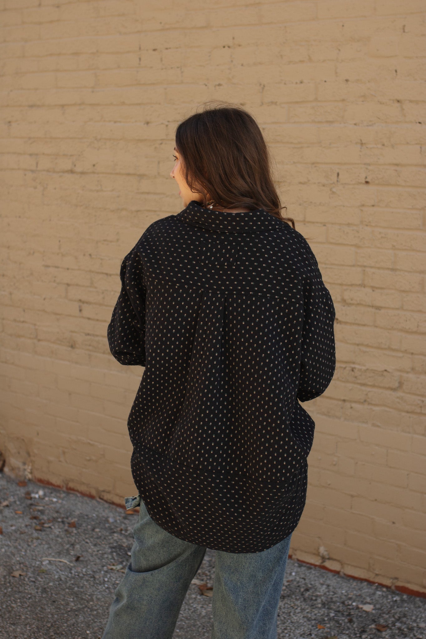 Mara Micro Floral Button Down
