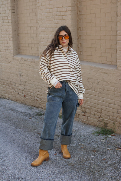 Juliette Washed Wide Leg Jeans
