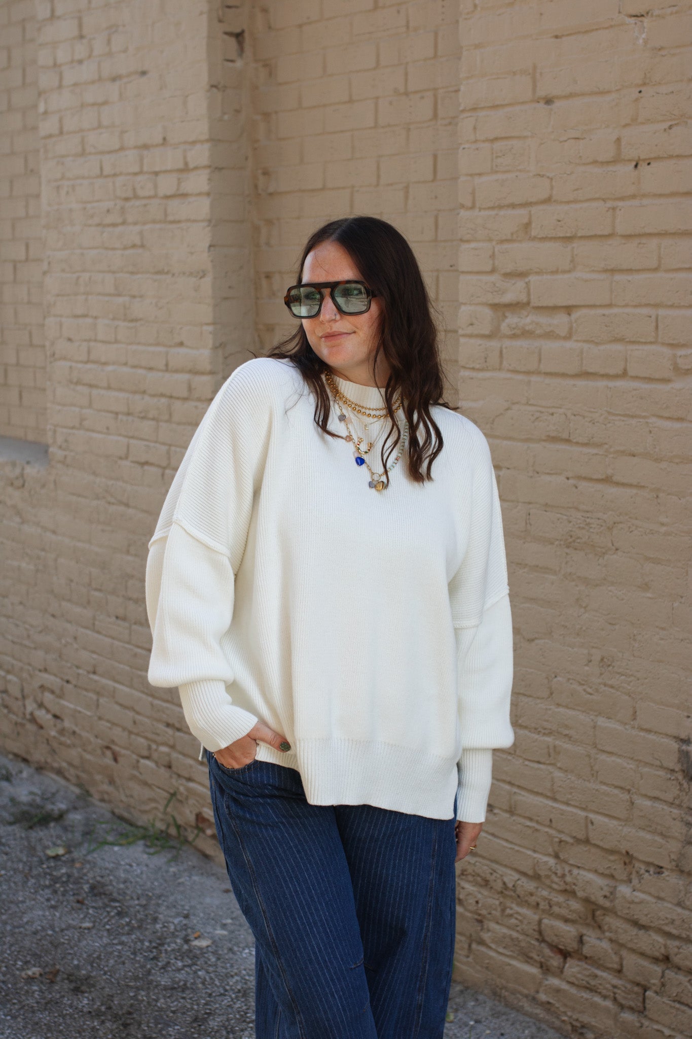 Sutton Oversized Knit Sweater