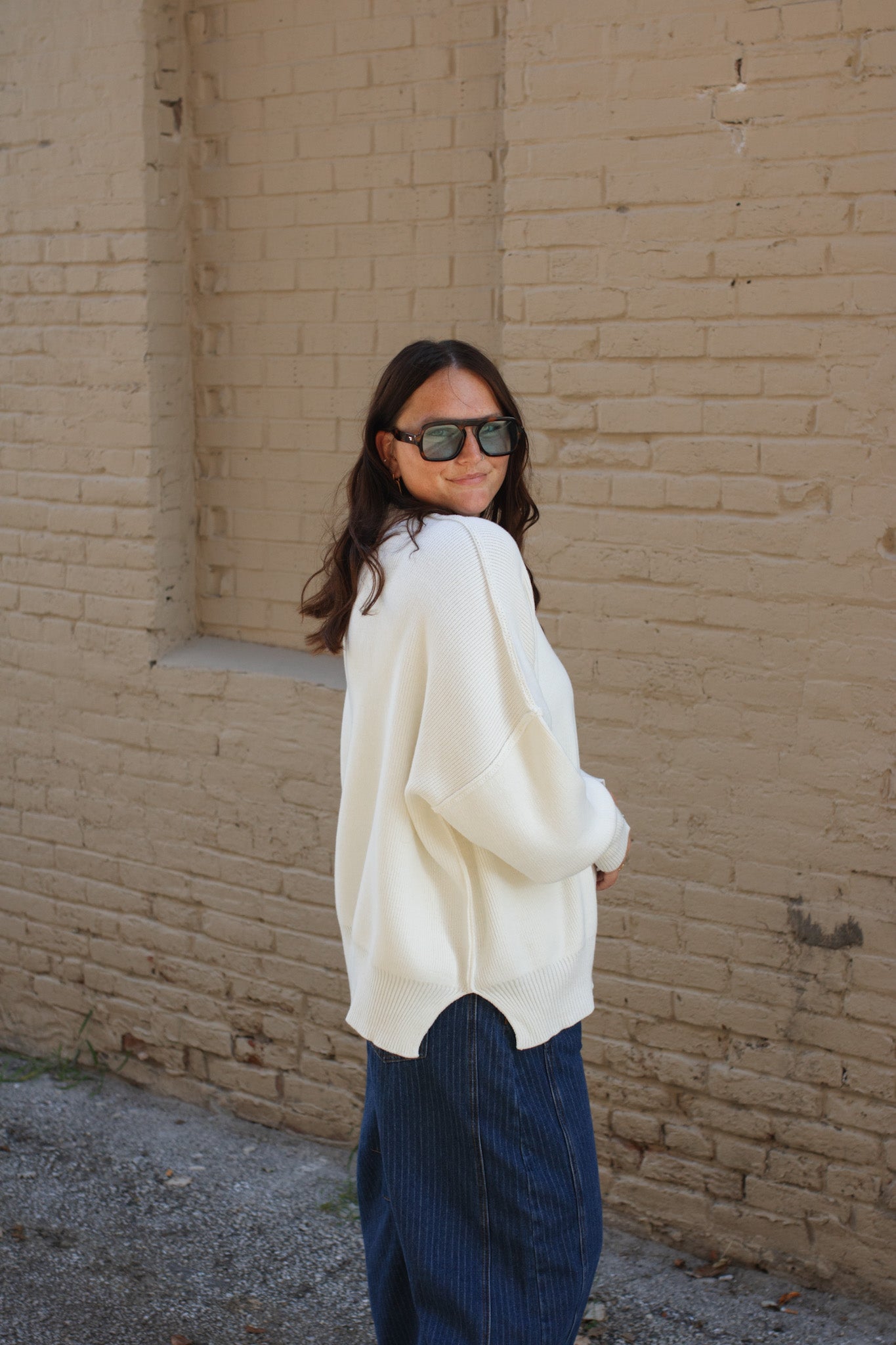 Sutton Oversized Knit Sweater