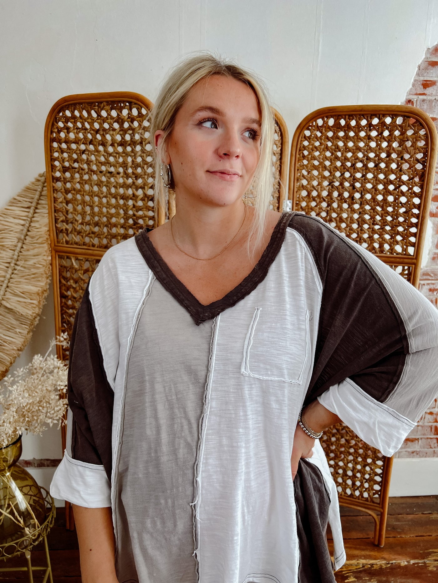 Start Me Up Patchwork Top
