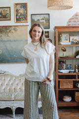 Frankie Everyday Cap Sleeve Tee