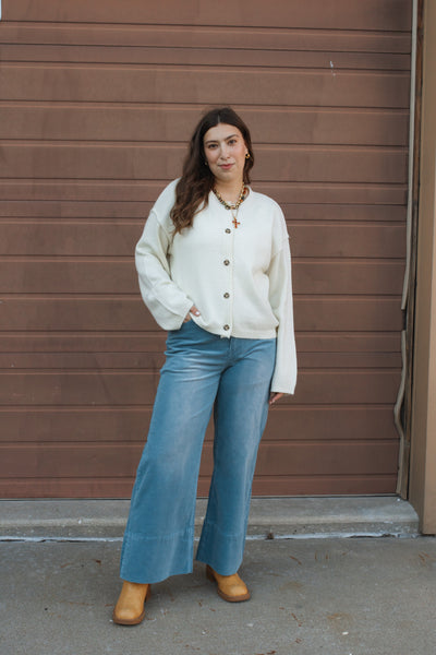 Parker High Rise Wide Leg Corduroy Jeans
