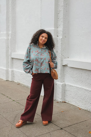 Jade Pull On Wide Leg Pant
