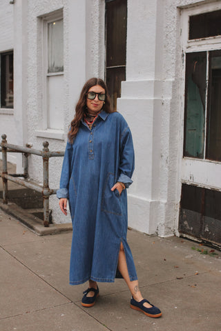 Dylan Denim Midi Dress