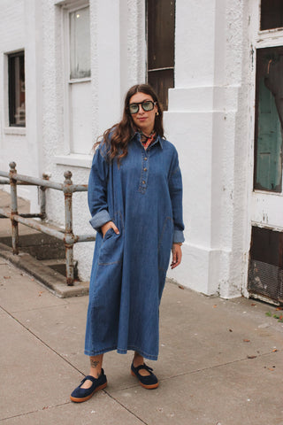 Dylan Denim Midi Dress